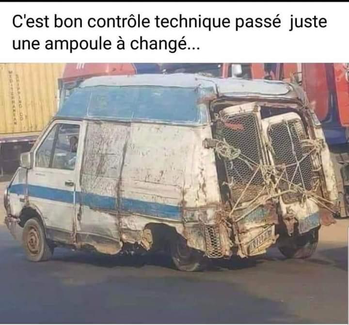 Un peu humour je vent de passe mon controle technique